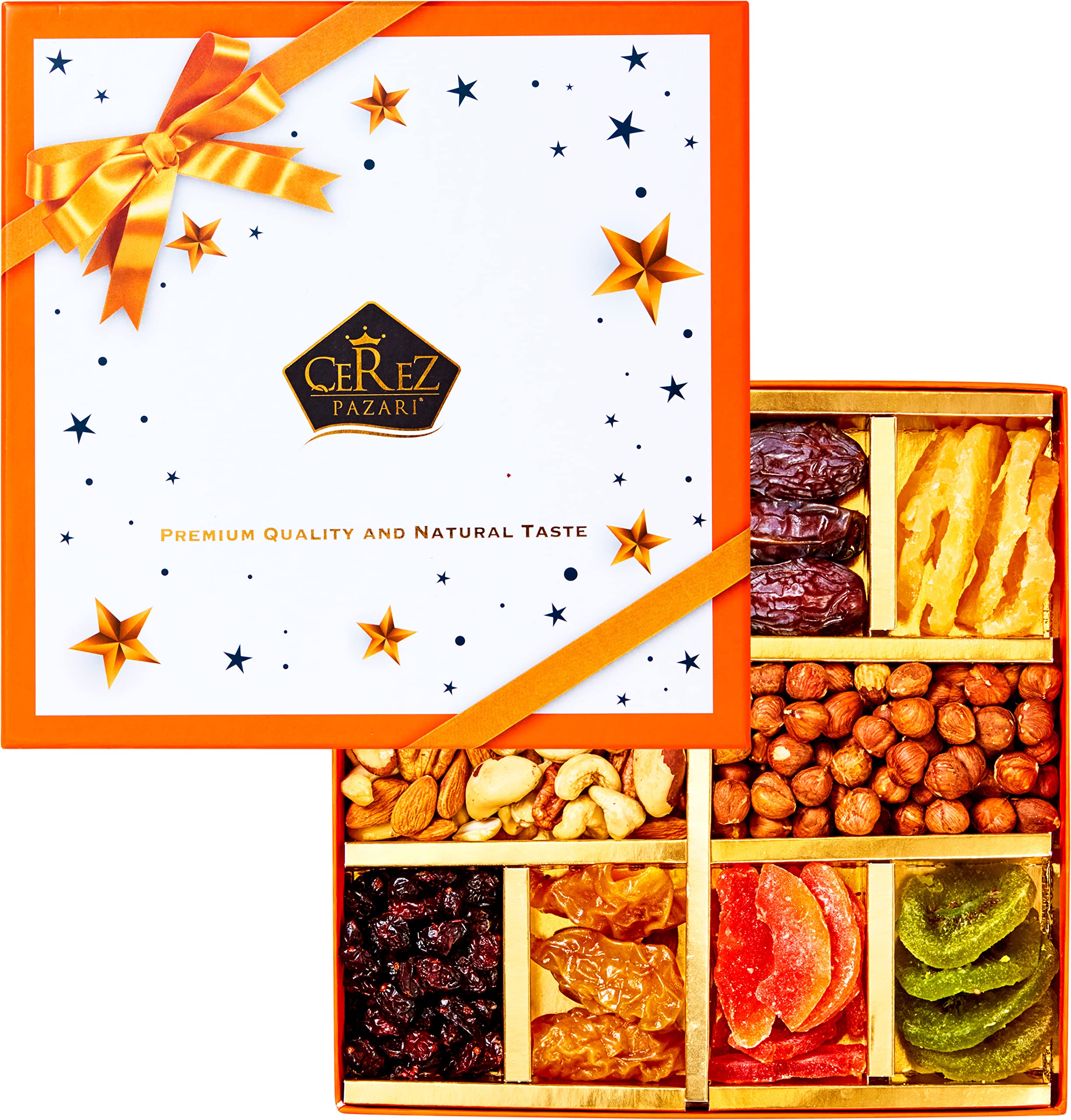 Çerez Pazarı ready-to-ship gift box—keeps contents fresh for gifting.