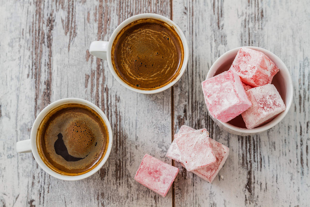 Çerez Pazarı fresh Turkish Delight from maize starch, no artificial colors