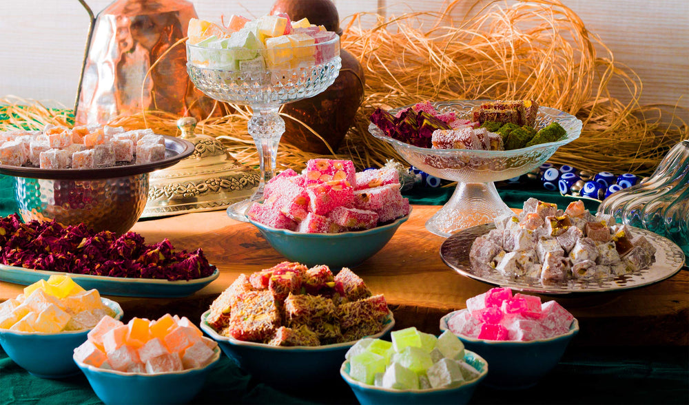 Çerez Pazarı Turkish Delight with no artificial colors, gluten-free and vegan-friendly.