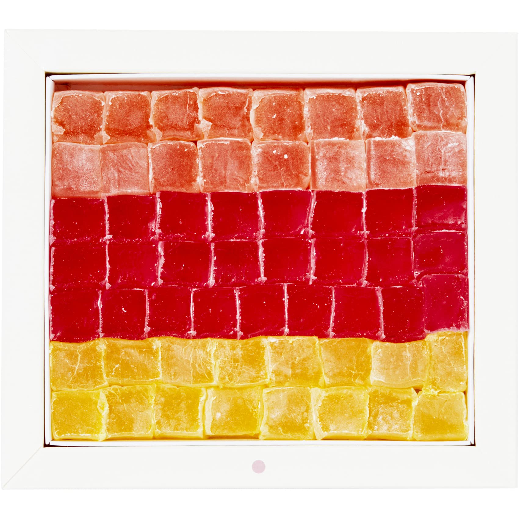 Cerez Pazari orange flavor Turkish Delight detail with citrus notes