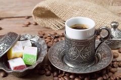 Çerez Pazarı pineapple flavor Turkish Delight, vibrant aroma with coffee.