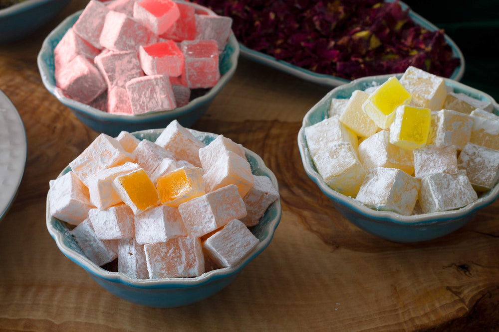 Çerez Pazarı Turkish Delight small bite squares ideal for gifting.