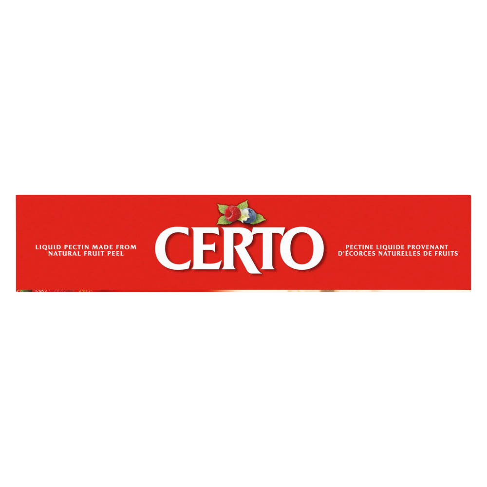 Cooked jam recipe steps with CERTO pectin.
