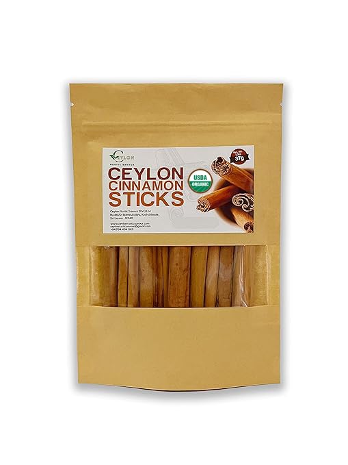 Ceylon Rustic Savour cinnamon sticks in resealable jar for easy seasoning.