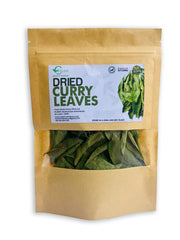 Ceylon Rustic Savour dried curry leaves in a resealable pouch for fresh flavor