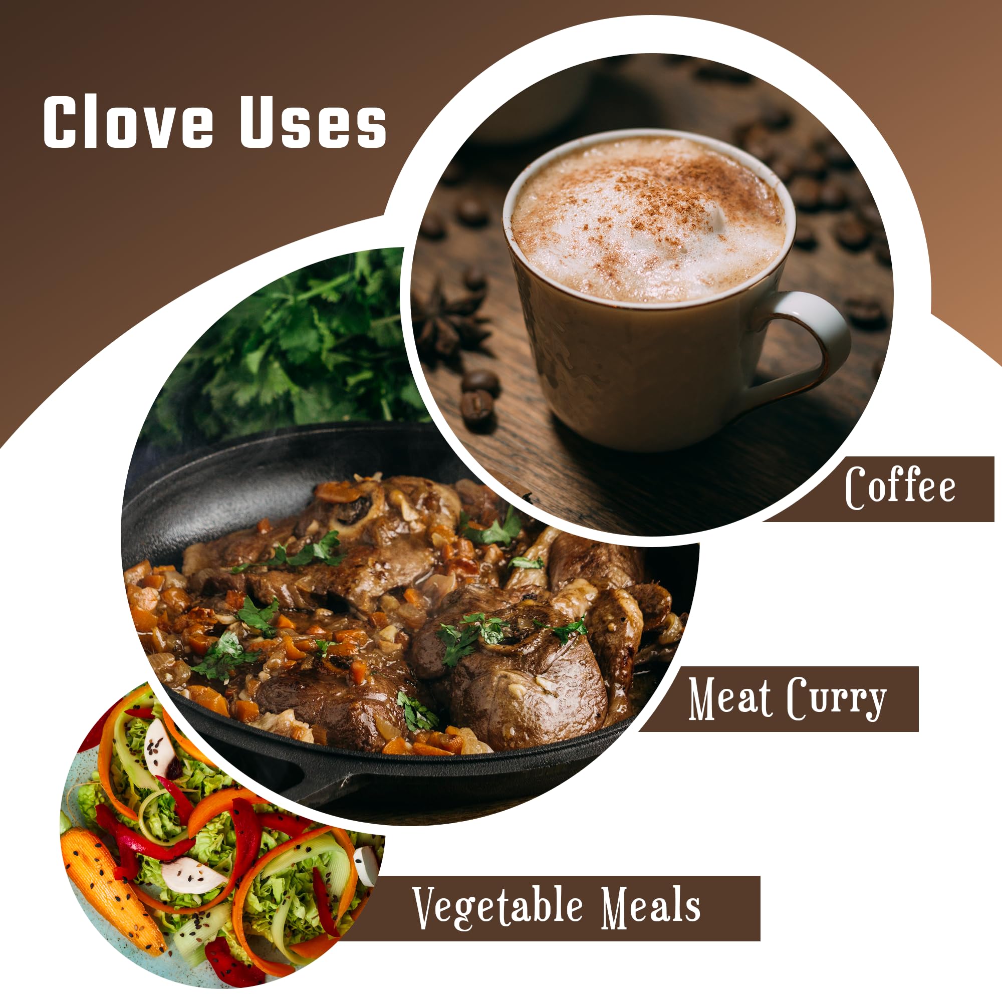 Ceylon Flavors Baked desserts enhanced by warm clove notes.