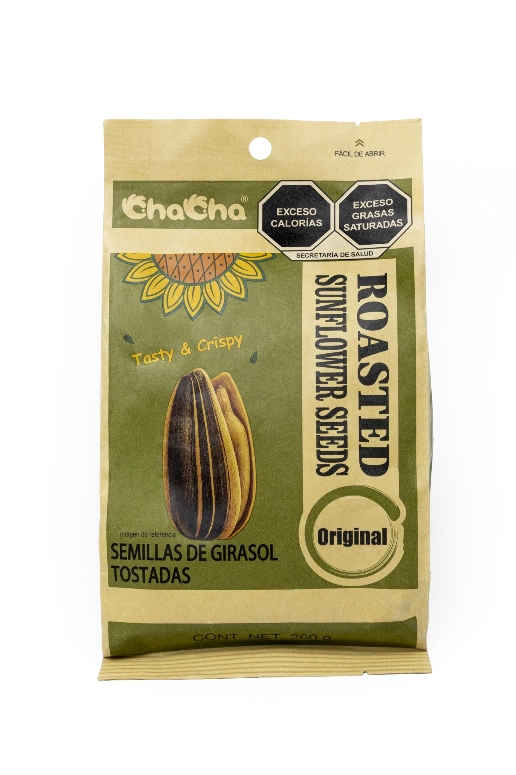 ChaCha sunflower seeds roasted close-up highlights crunchy texture and aroma.