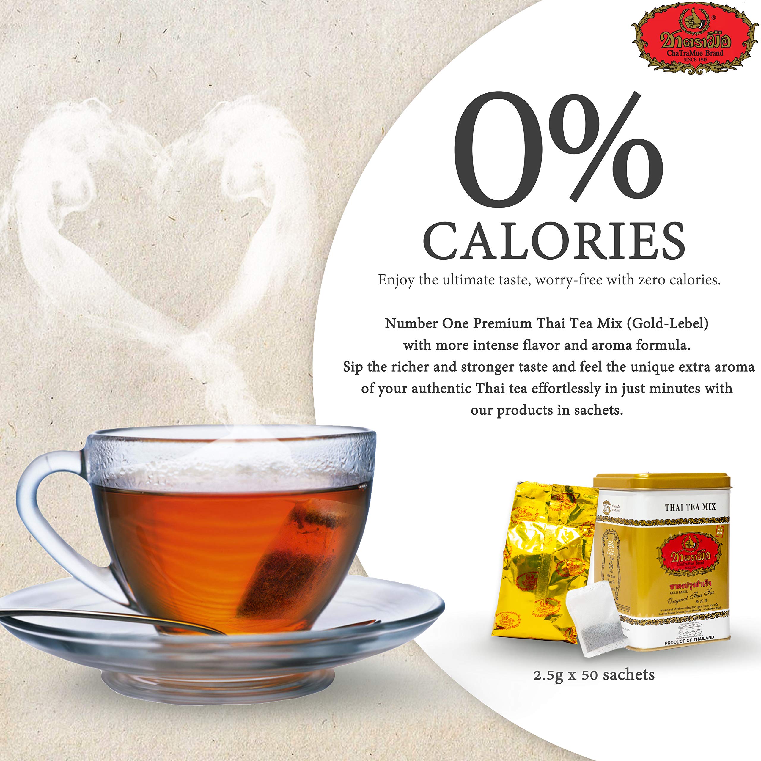 ChaTraMue Thai tea enhances bakery desserts with Thai flair.
