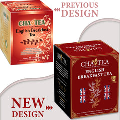 Cha4TEA English Breakfast pod with premium black leaves signaling bold flavor.