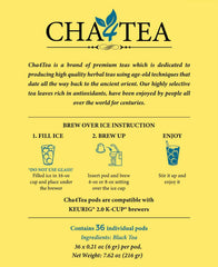 Cha4TEA Keurig-compatible pod in action, ideal for hassle-free iced tea mornings.