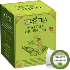 Cha4TEA Matcha Green Tea Pod compatible with Keurig for a quick, flavorful cup.