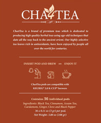 Cha4TEA premium ingredients deliver rich flavor and aroma.