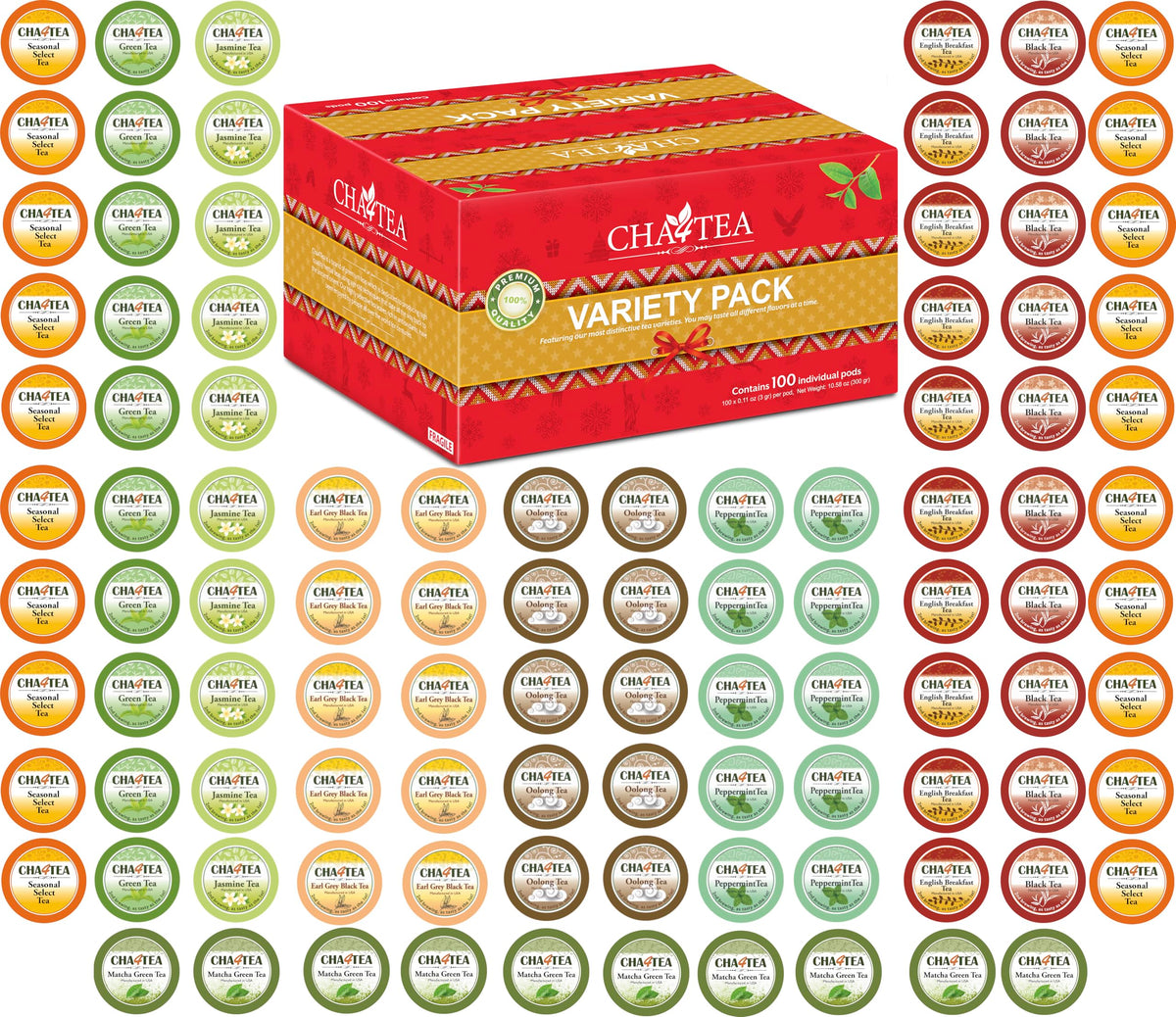 Cha4TEA variety-pack tea collection for daily flavor exploration.