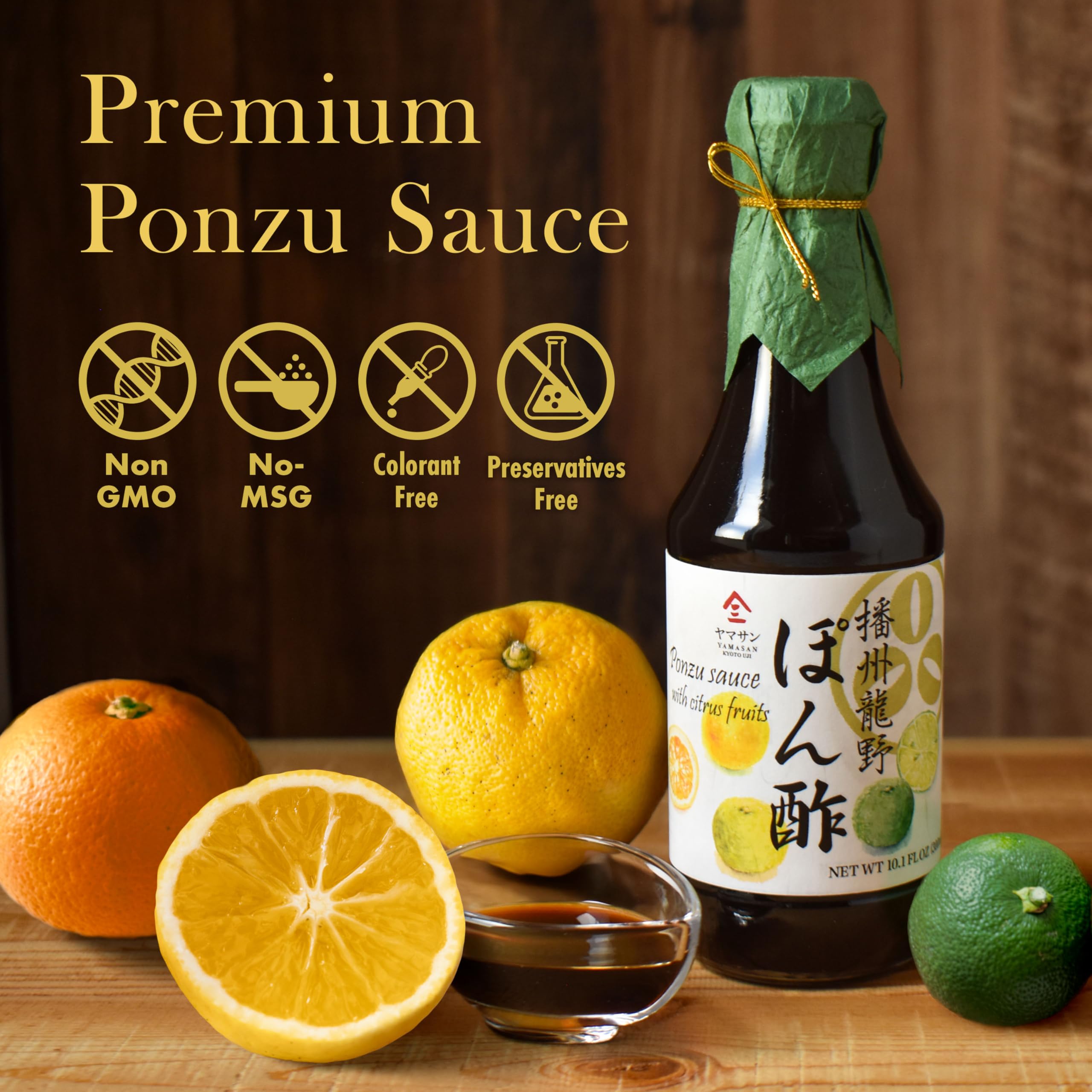 Chaganju Ponzu Sauce citrus ingredients with yuzu and sudachi notes.