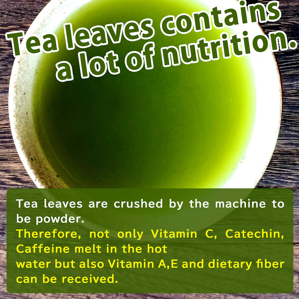 Chaganju YAMASAN brewed green tea in cup with vibrant color