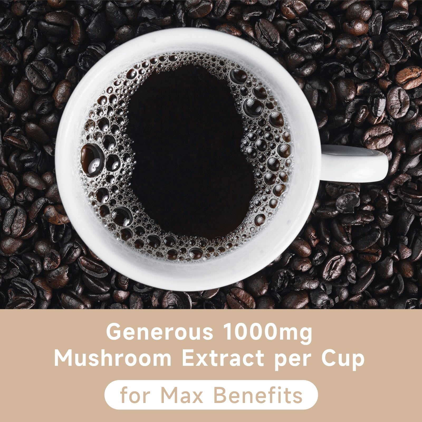 Chaism Mushroom Coffee Pods Arabica beans and mushroom blend.