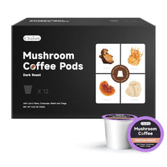 Chaism mushroom coffee pods packaging showing brand for daily use