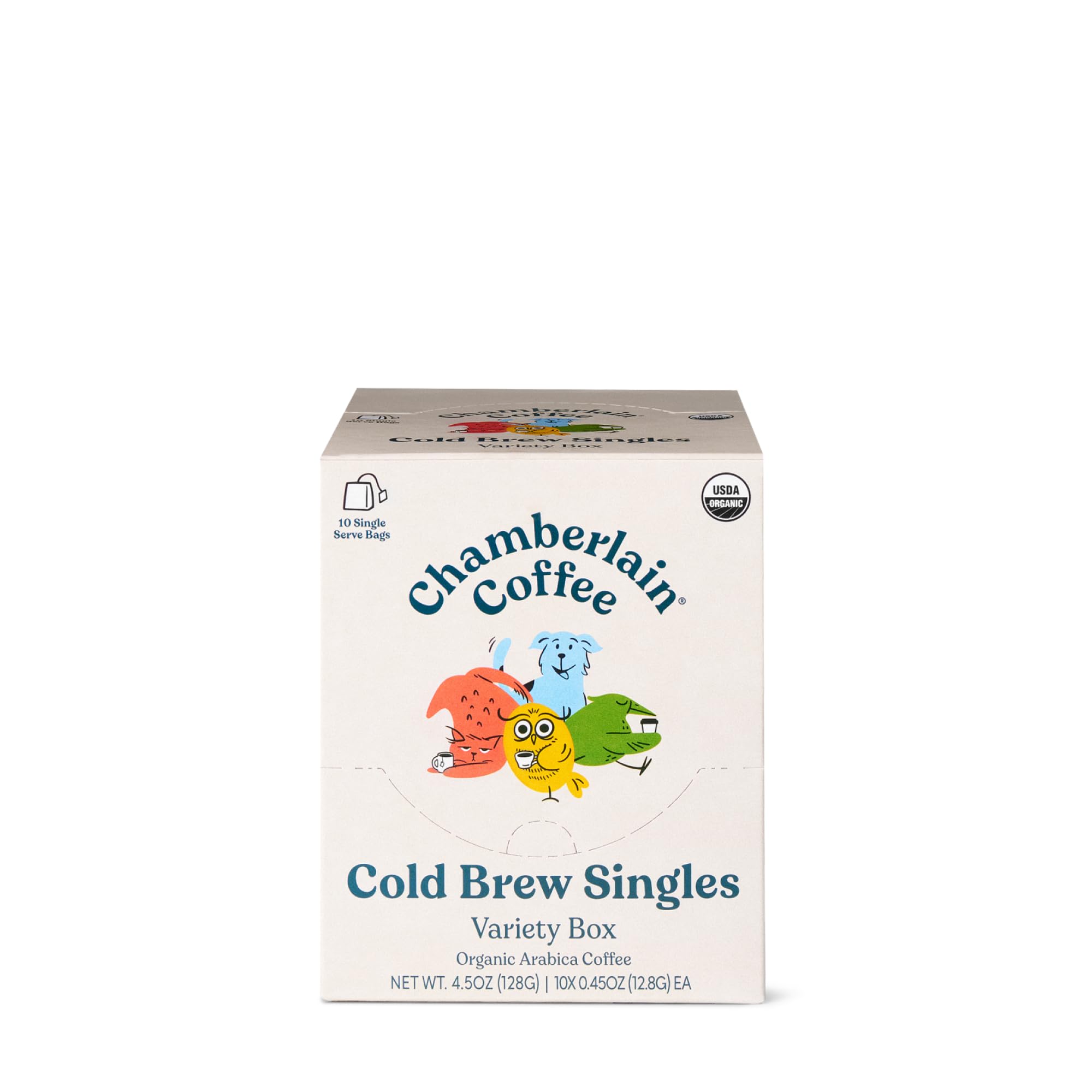 Chamberlain Coffee night owl dark roast packet for a smooth bold cup