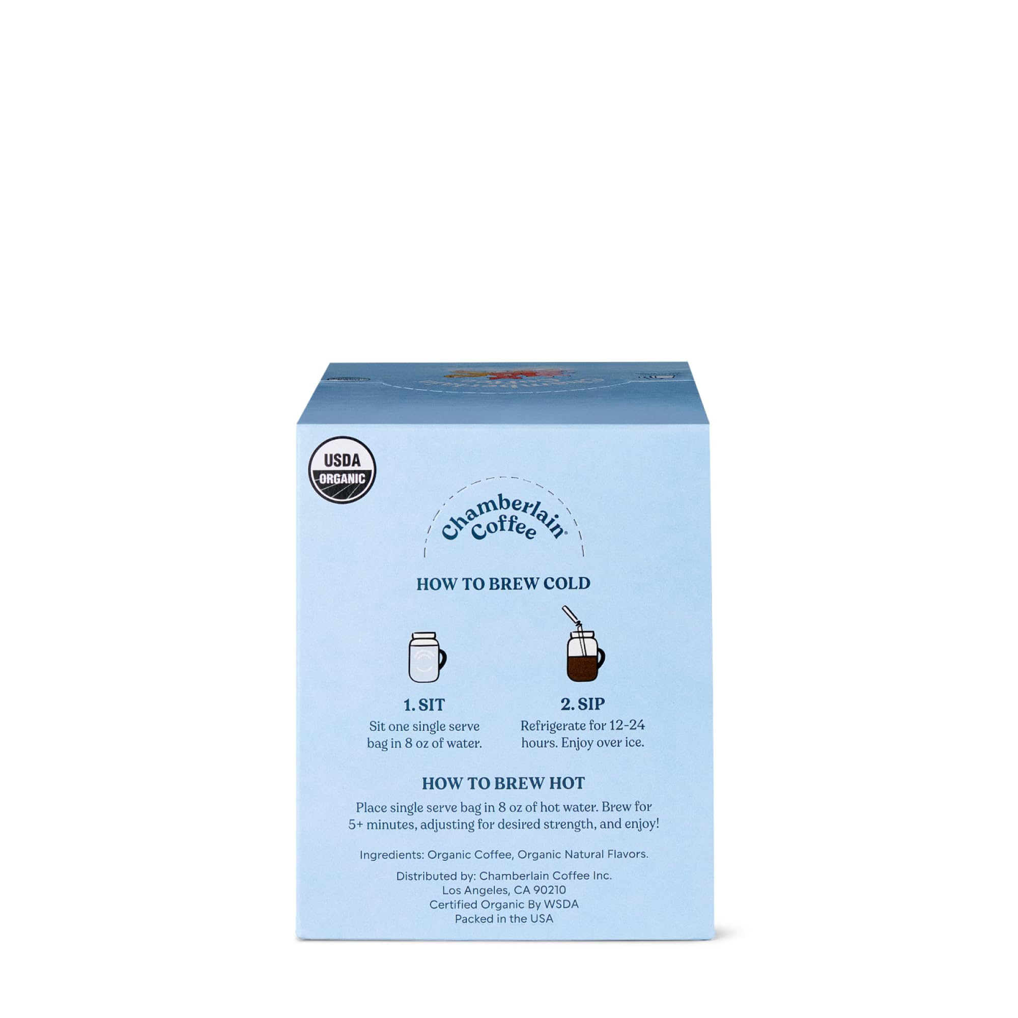 Chamberlain Coffee packaging highlights summer gifting or thoughtful gifts.