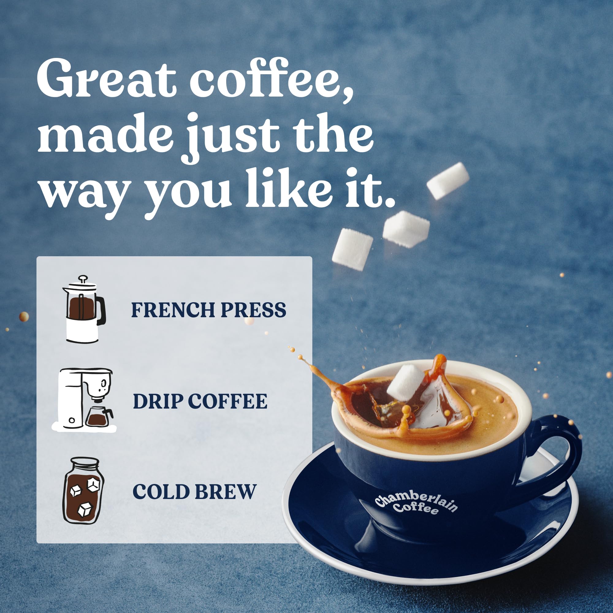 Chamberlain Coffee Roasted in California label signals fresh, local-inspired sourcing