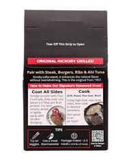 Grilled steak with Char Crust Hickory Rub for smoky, balanced flavor.
