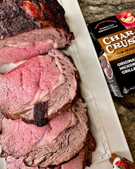 Char Crust Original Hickory on a grilled burger for weeknight flavor boost.