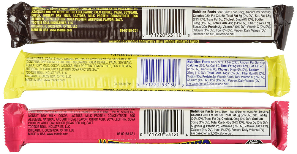 Charleston Chew 3-flavor sampler offers variety for tasting and sharing.