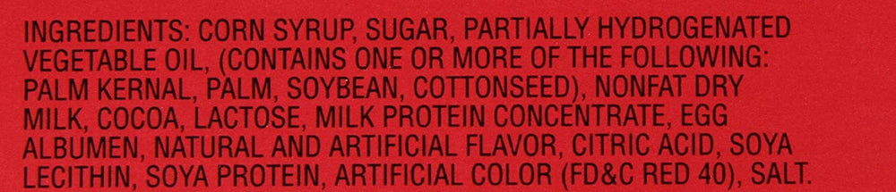 Charleston Chew Strawberry bar chocolate coating close-up with glossy finish for a chocolatey bite.