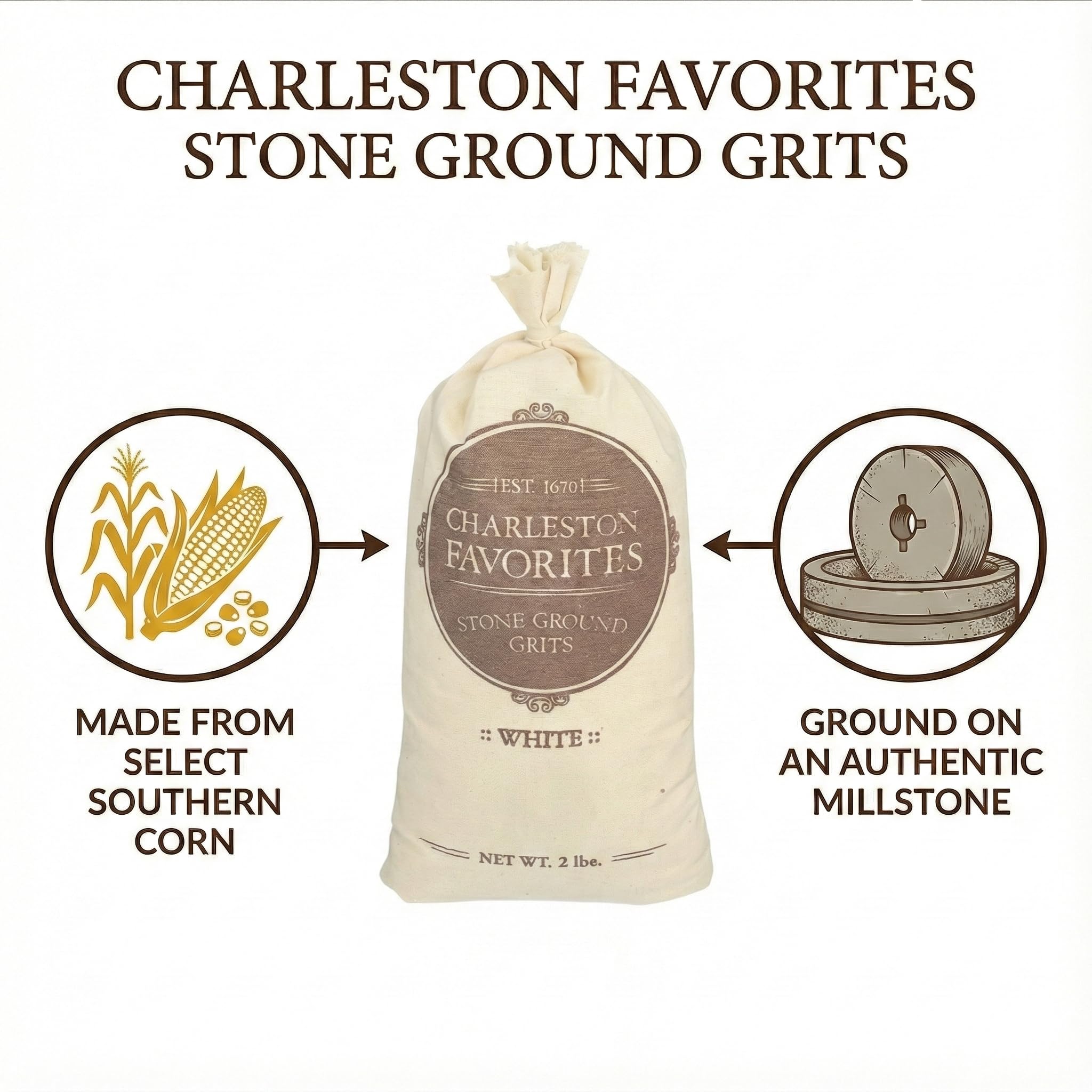Charleston Favorites shrimp and grits dish highlighting grits as a star