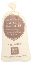 Charleston grits rustic cloth bag on display