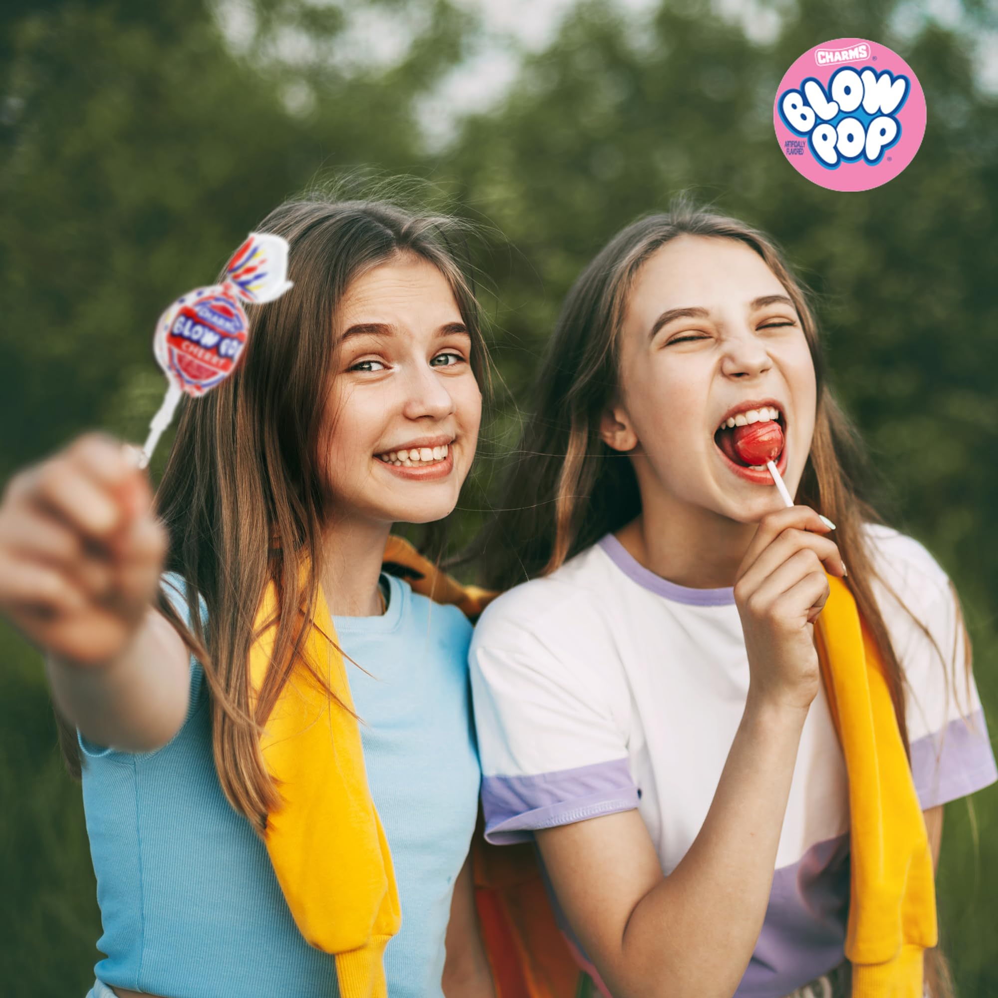 Charms Blow Pop retro candy display ideal for parties and classrooms