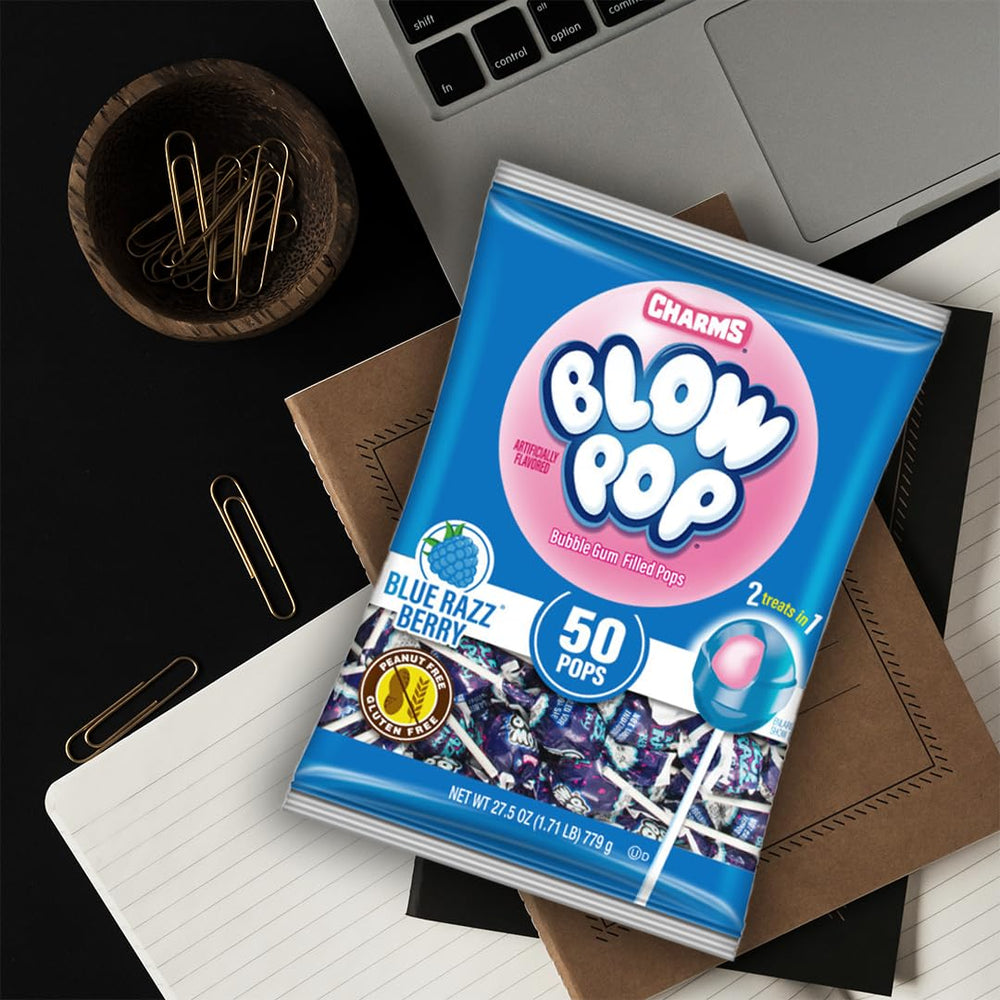 Charms Blow Pops deliver a fun, portion-controlled treat with approx 70 calories.