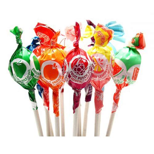 Charms Mini Pops 3-inch paper sticks supporting easy handling and display