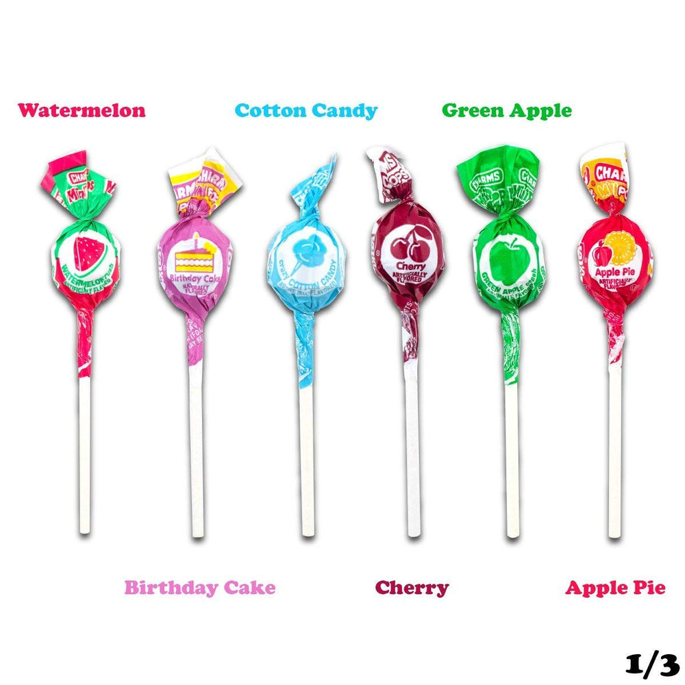 Charms Mini Pops 300-count box ready for bulk celebrations and restocking