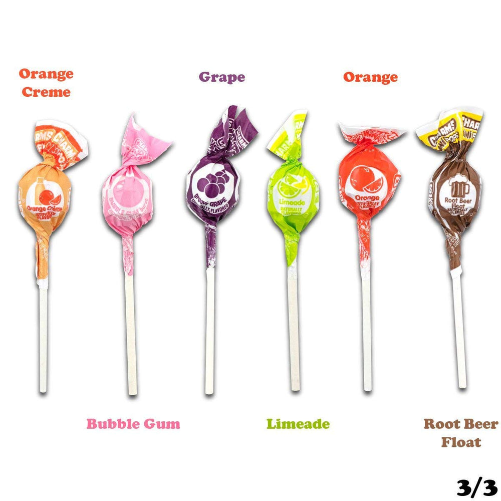 Charms Mini Pops individually wrapped treats ideal for classrooms and rewards