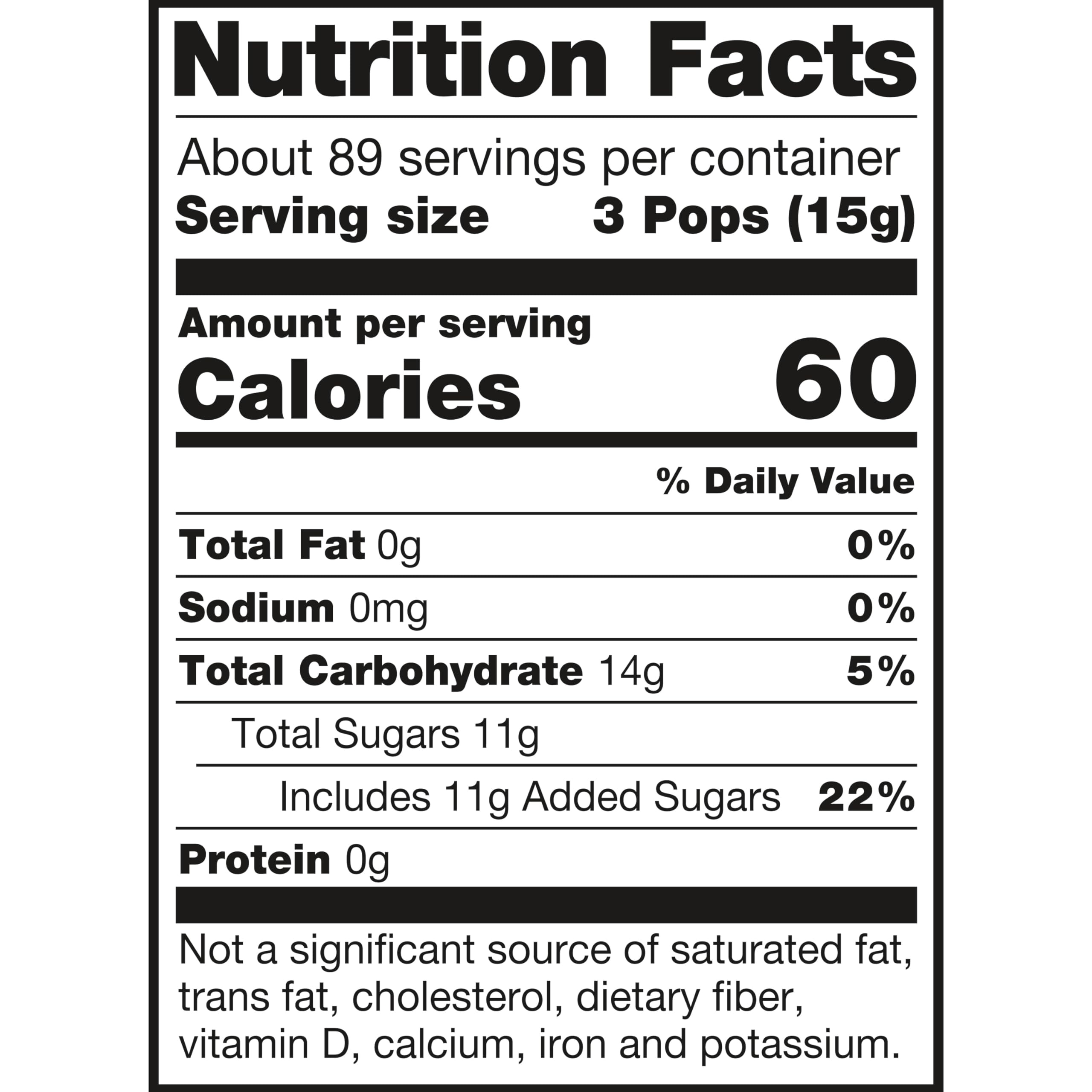 Charms Organic Pops Grape lollipops in resealable bag; non-GMO and kid-friendly snack.