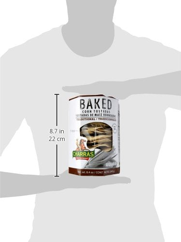 Charras Tostada Natural Baked kitchen scene suggests easy snacking.