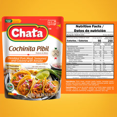 Chata heat-and-serve-cochinita-pibil ready in minutes for easy weeknight dinner.