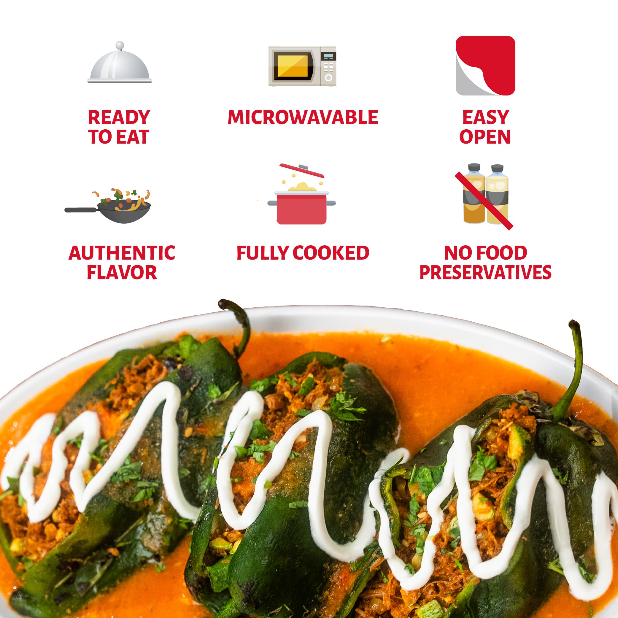 Chata kitchen-to-table quality ingredients scene emphasizes homemade flavor ready in minutes.