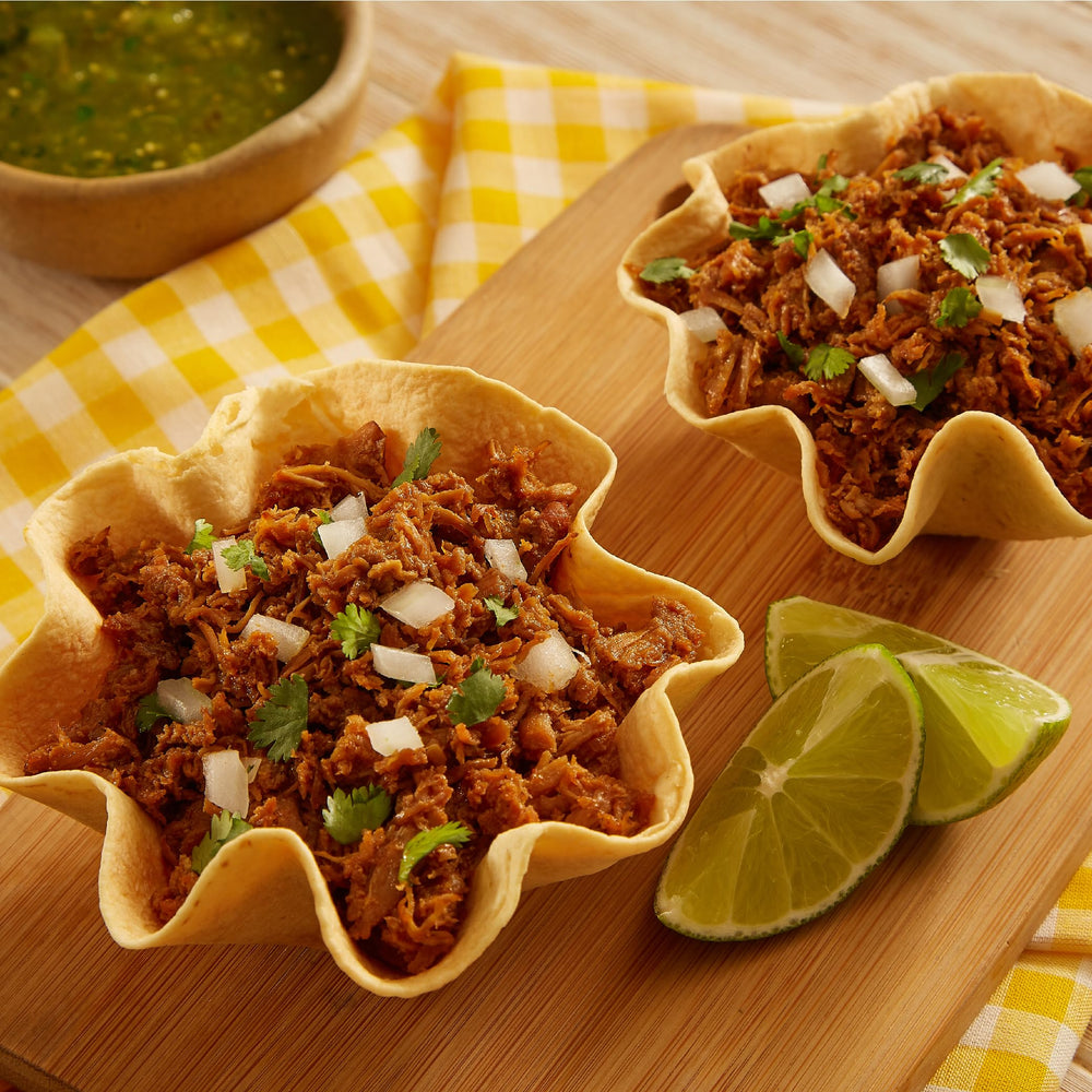 Chata plate with rice and beans pairing illustrates complete, balanced meal idea.
