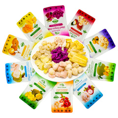 CHAVI freeze dried longan bites; convenient tropical sweetness
