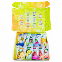 CHAVI freeze dried lychee treats; juicy flavor with a crisp texture