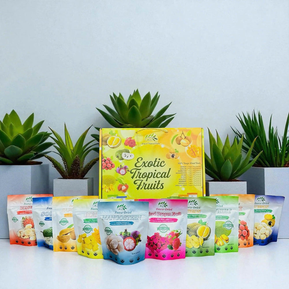 CHAVI freeze dried rambutan glow; exotic notes for salads or trail mix