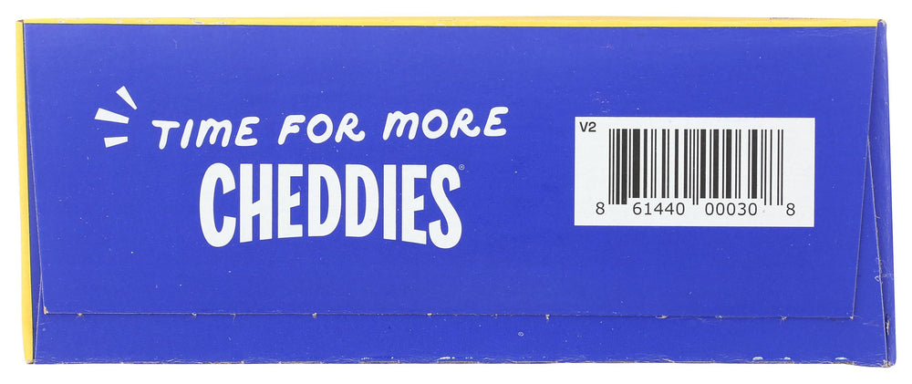 Cheddies on-the-go snacking crackers individual pack ideal for busy days.