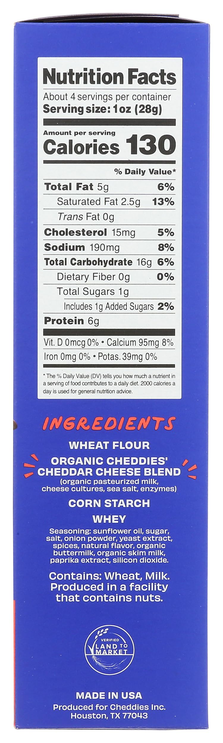 Cheddies Spicy Cheddar Crackers crunch close-up showing bold flavor and crisp texture