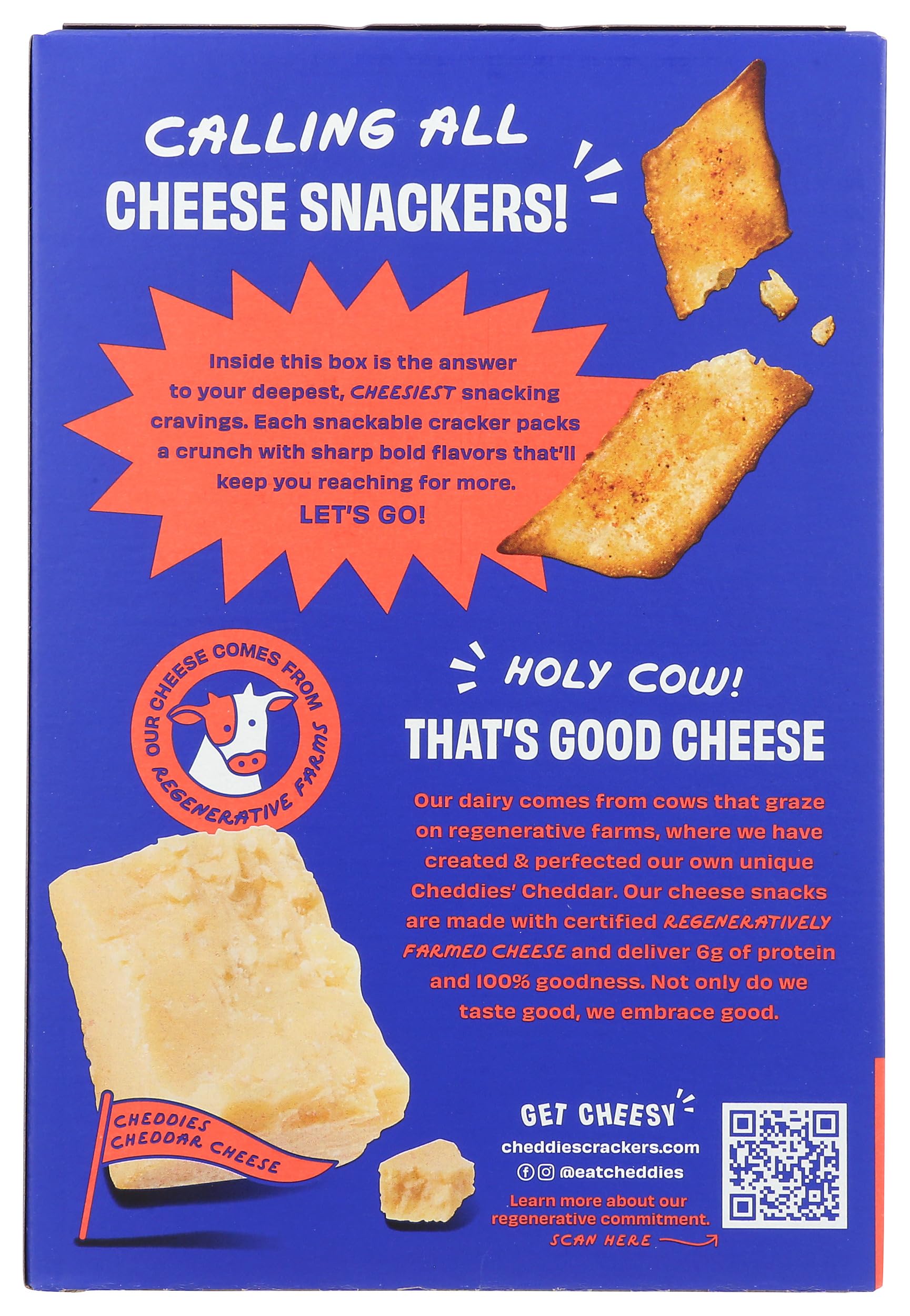 Cheddies Spicy Cheddar Crackers on a plate ready for sharing and pairing