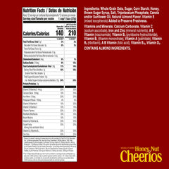 Close-up of Cheerios box with positive affirmations visible.