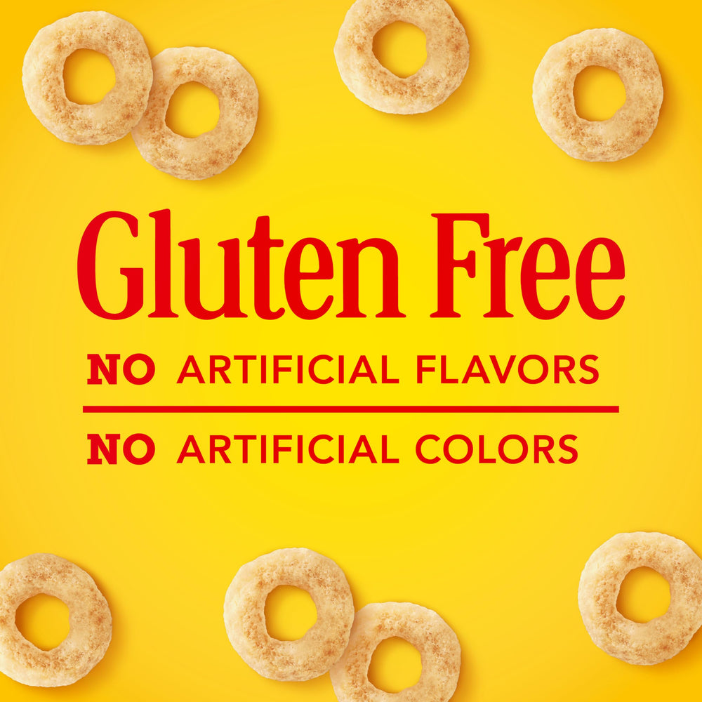 Cheerios crunchy Os visible in cup for a wholesome bite