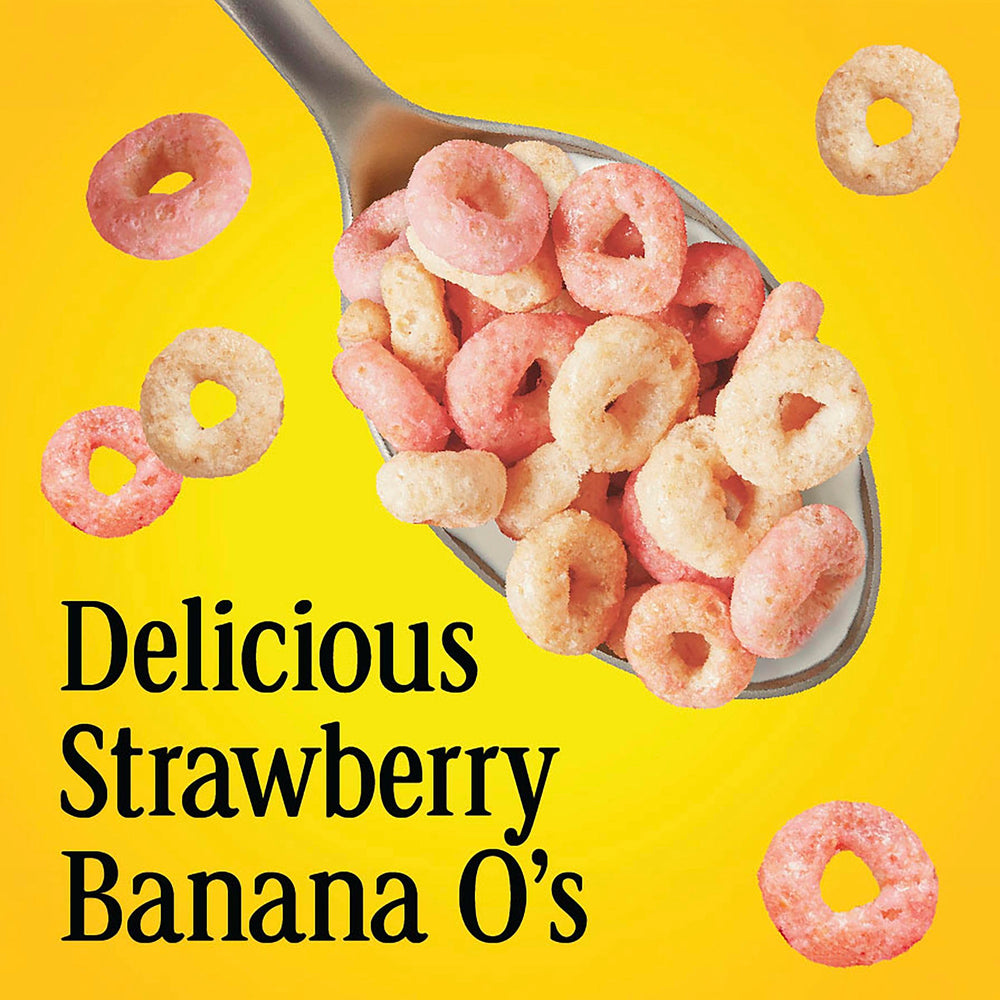 Cheerios family-size box displayed on the kitchen counter for sharing.