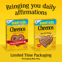 Cheerios gluten-free cereal close-up highlights simple, wholesome ingredients.